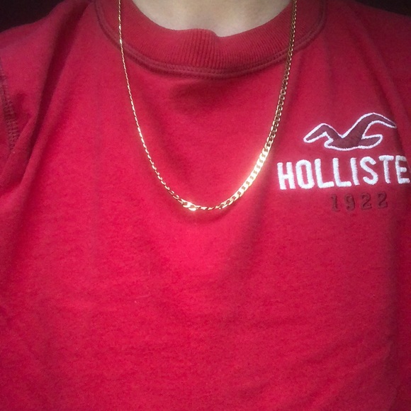 Men’s 14k Gold Plated Necklace - Picture 2 of 3